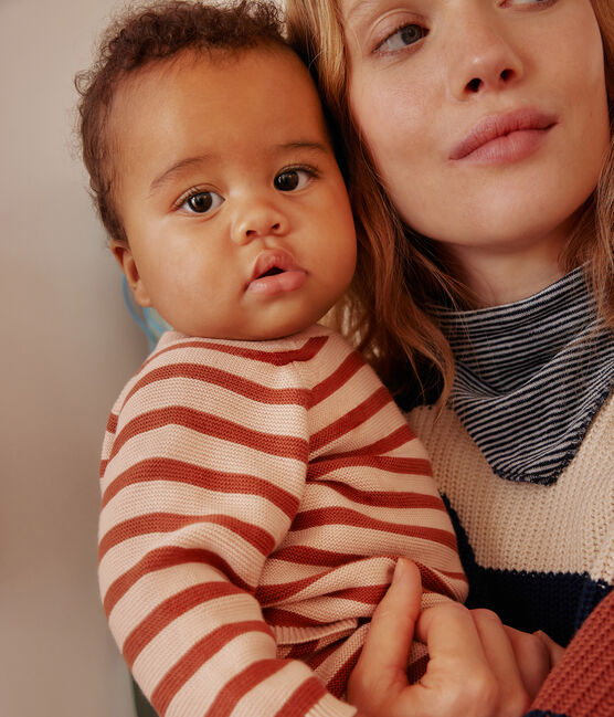 Tweedelig babysetje van tricot uit katoen SALINE/ FAMEUX