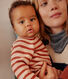 Tweedelig babysetje van tricot uit katoen