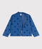 Veste enfant en coton cœurs bleu ALASKA FONCE/ MEDIEVAL