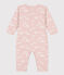 Pyjama bébé sans pieds imprimé en coton SALINE/ MARSHMALLOW