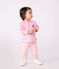 Katoenen babytruitje met matrozenstreepjes roze BOUDOIR/ MILK