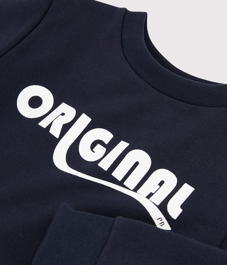 Sweatshirt jongens kinderen blauw