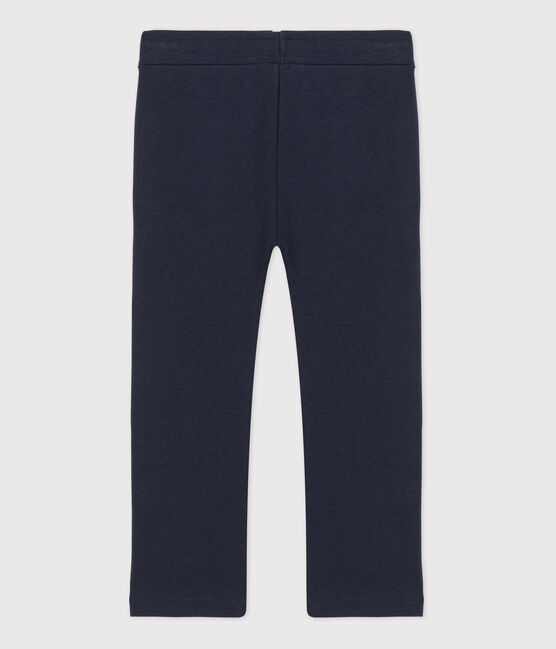 Meisjesbroek in katoen blauw SMOKING