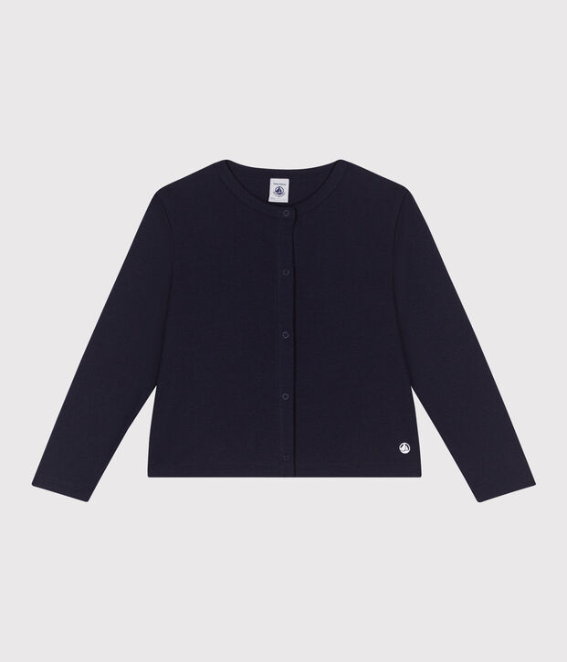 Effen katoenen cardigan voor kinderen SMOKING