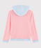 Sweat à capuche rayé en coton Femme rose GRETEL/blanc MARSHMALLOW