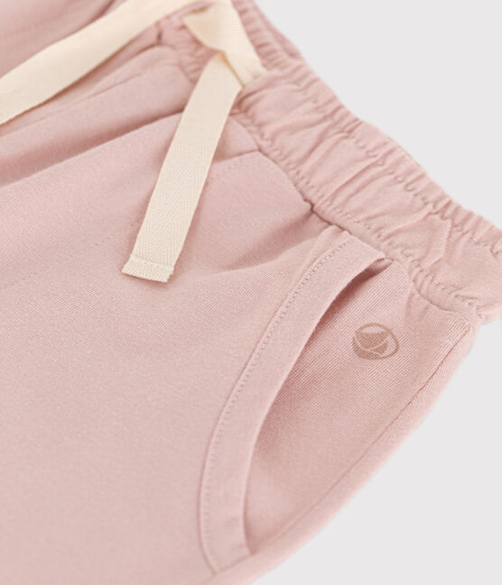 Short en coton enfant fille rose SALINE