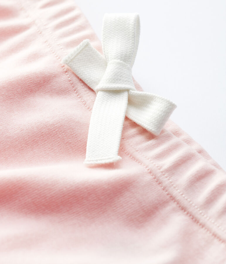 Katoenen short voor baby's roze