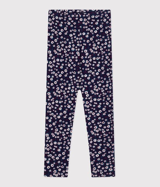 Legging van katoen met print voor kinderen blauw SOIR/ MULTICO