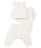Drie babykledingstukken van tubic wit MARSHMALLOW