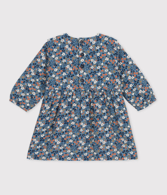 Robe manches longues bébé en gaze de coton imprimée ROVER/ MULTICO