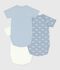 Set van katoenen babyrompertjes met print en korte mouwen multicouleur