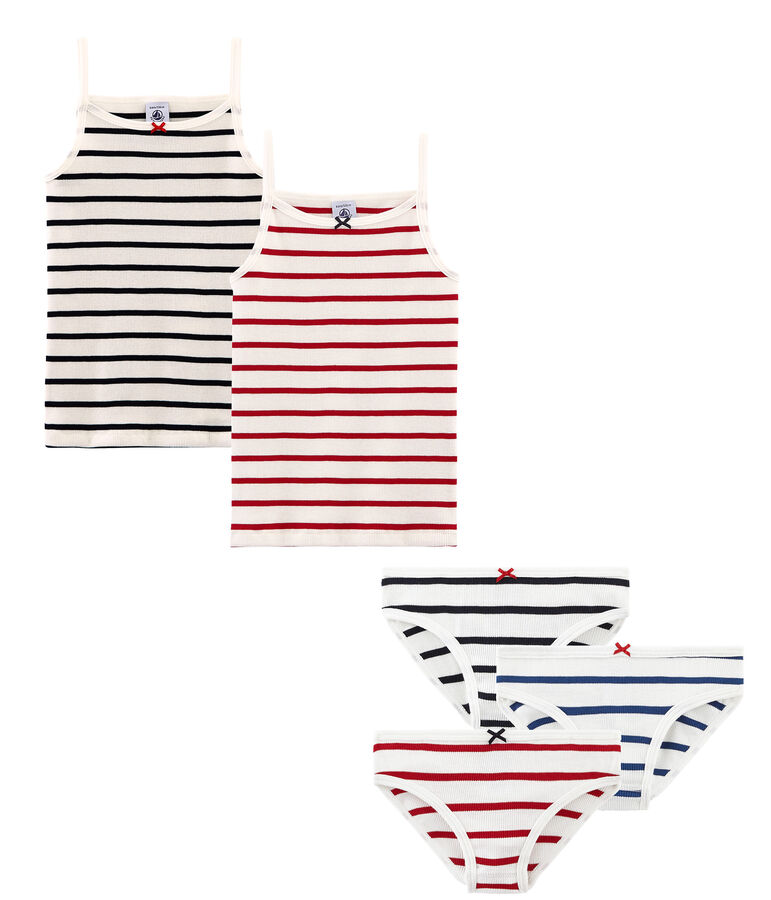 Lot de sous-v&ecirc;tement fille multicouleur