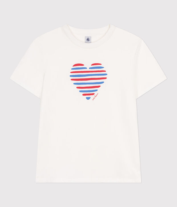 Tee-shirt Femme Le Droit en coton uni blanc