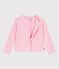 Cardigan enfant en coton uni rose MARQUISE