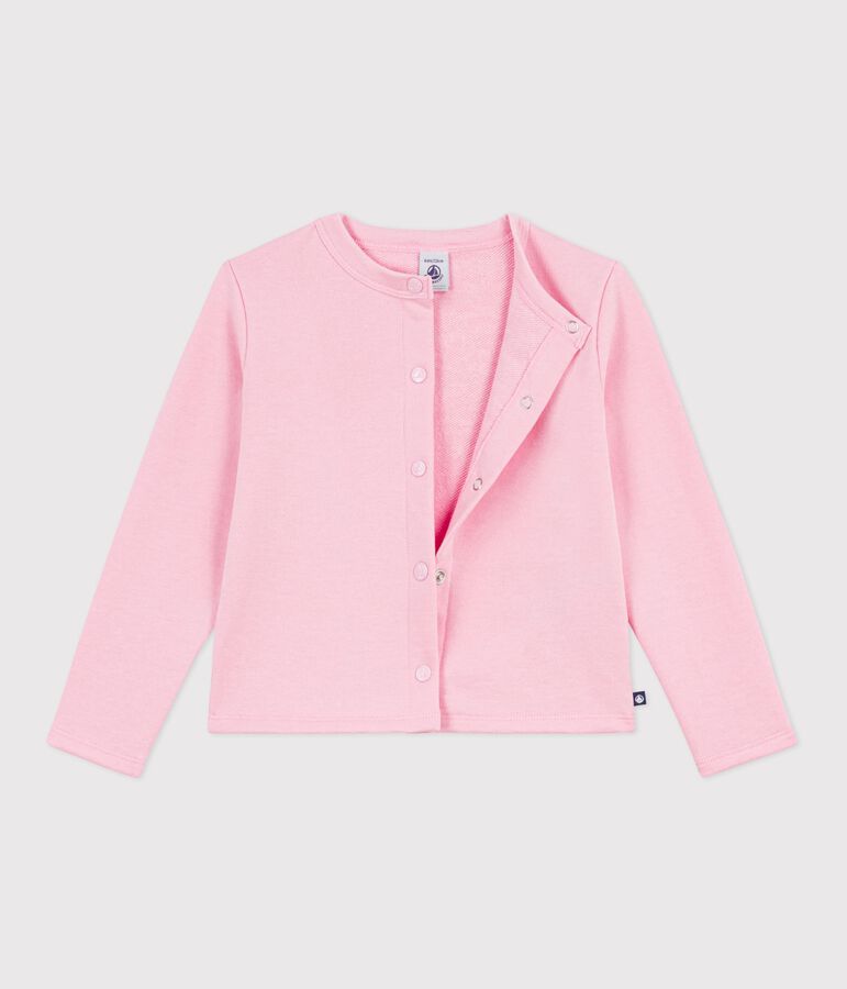 Effen katoenen vestje voor kinderen roze