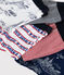 Lot de 5 toile de Jouy Paris petit garçon variante 1