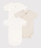 Lot de 3 bodies bébé en coton biologique variante 1