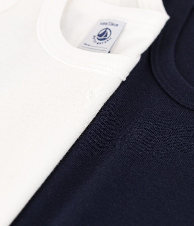 Set van 2 jongenshemdjes in katoen multicouleur