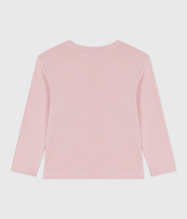 Effen katoenen T-shirt met lange mouwen voor kinderen JOLI