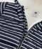 Gewatteerde bodywarmer baby blauw SMOKING/wit MARSHMALLOW