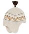 Bonnet en tricot jacquard bébé garçon beige CREAMY CHINE