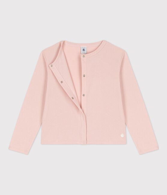 Vest voor meisjes in katoen roze SALINE