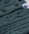 Cardigan met kabelpatroon blauw Atlantic