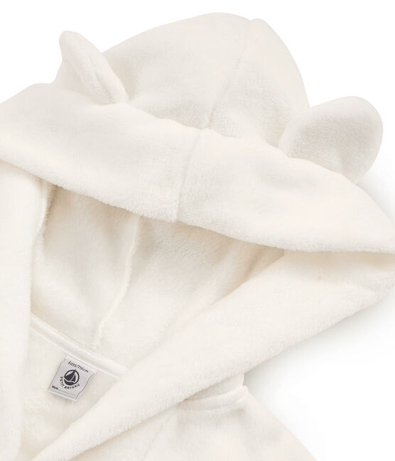 Kamerjas jongens van fleece wit MARSHMALLOW