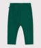 Pantalon de jogging b&eacute;b&eacute; en coton uni vert fonc&eacute;