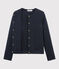 Cardigan en tubique matelassé Femme bleu SMOKING