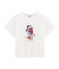Tee shirt manches courtes enfant fille blanc MARSHMALLOW