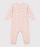Pyjama bébé nuages en velours SALINE/ MARSHMALLOW