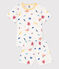 Pyjacourt phosphorescent en coton enfant blanc MARSHMALLOW/blanc MULTICO