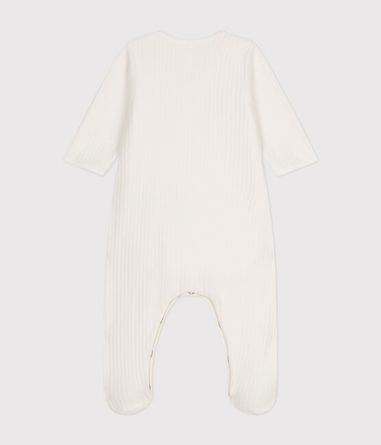 UNISEKS BODYJAMA VAN VELOURS wit MARSHMALLOW