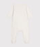UNISEKS BODYJAMA VAN VELOURS wit MARSHMALLOW