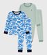 Lot de pyjamas enfant en coton imprimé