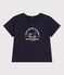 Tee-shirt manches courtes en jersey léger bébé bleu SMOKING