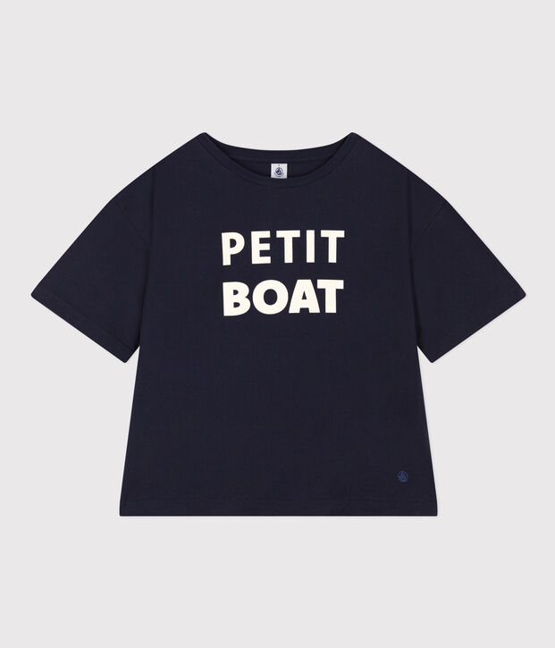 LE BOXY, T-shirt voor dames in katoen SMOKING