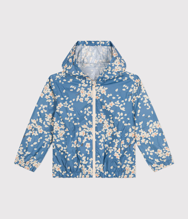 Lichte windstopper voor meisjes blauw/multicouleur