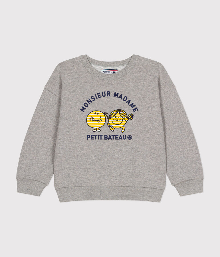 Sweatshirt Monsieur Madame en molleton enfant CHATON CHINE 40