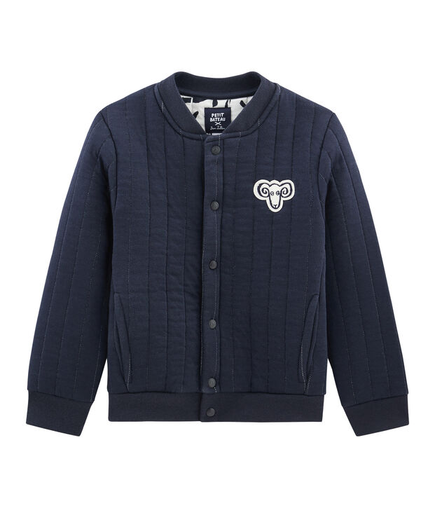 Teddy enfant gar&ccedil;on Jean Jullien bleu marine