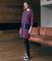 Robe manches longues femme bleu SMOKING/rouge SIGNAL