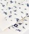 Katoenen babyvestje met bloemenprint blauw MILK/ SOIR
