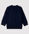 Sweatshirt van molton babyjongen blauw SMOKING