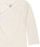 Newborn rompertjes met lange mouwen wit MARSHMALLOW/blauw ACIER
