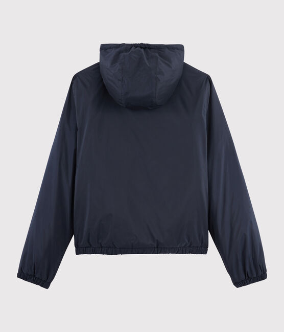 Warm gerecycled Dames windjack blauw SMOKING