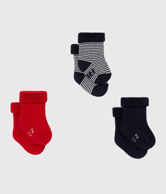 Lot de trois paires de chaussettes bébé mixte variante 1