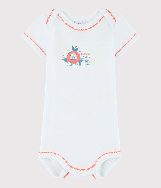 Body manches courtes bébé fille bleu Bocal