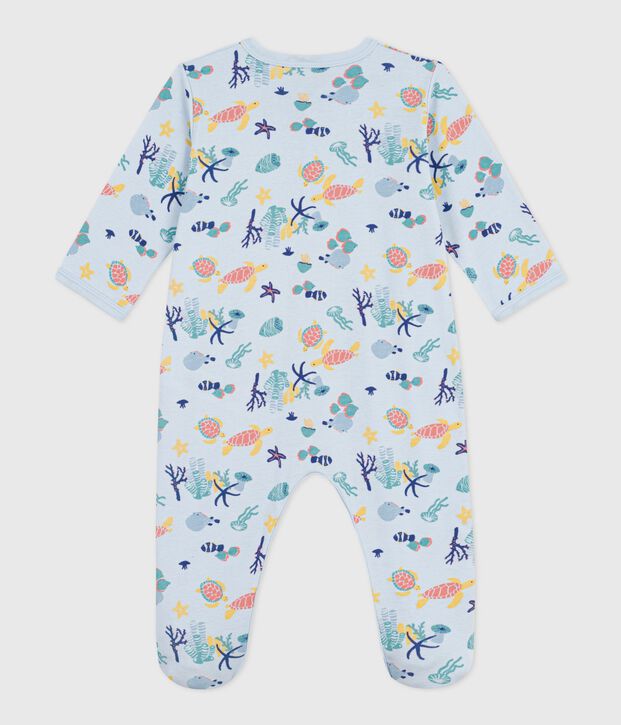 Pyjama b&eacute;b&eacute; en coton imprim&eacute; marin phosphorescent bleu/multicouleur