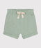 Babyshort van lichte jersey groen HERBIER